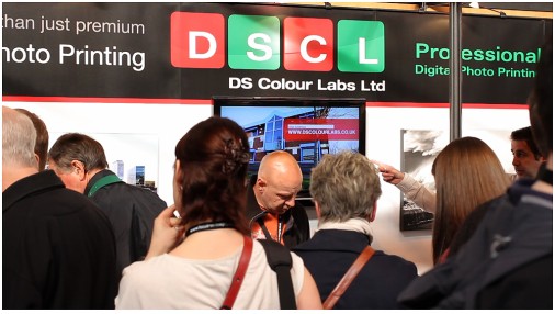 DS Colour Labs trade show stand at Focus On Imaging 2013 DSCL at Focus On Imaging 2013