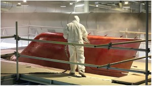 Virgin Atlantic Boeing 747 fin repaint