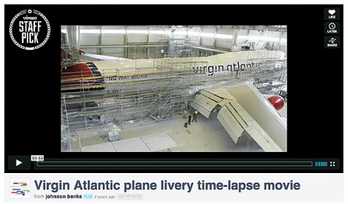 Virgin Atlantic Time Lapse Vivid